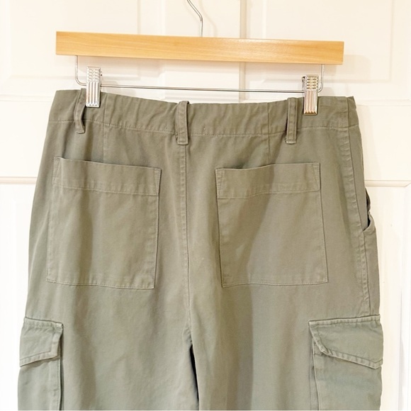Z Supply Andi Twill Cargo Pant in Evergreen M - Picture 8 of 13